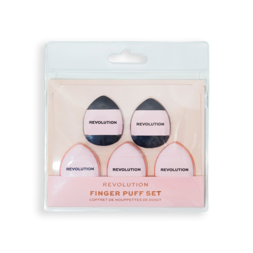 Revolution - Set de mini borlas de maquillaje Mini Finger Powder Puff