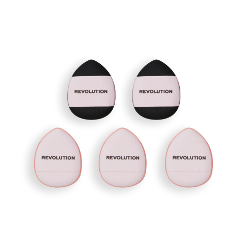 Revolution - Set de mini borlas de maquillaje Mini Finger Powder Puff