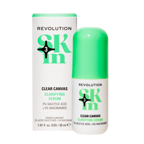 Revolution Skin - *Clearly Clarify* - Sérum facial clarificante 5% niacinamida y 2% ácido salicílico Clear Canvas