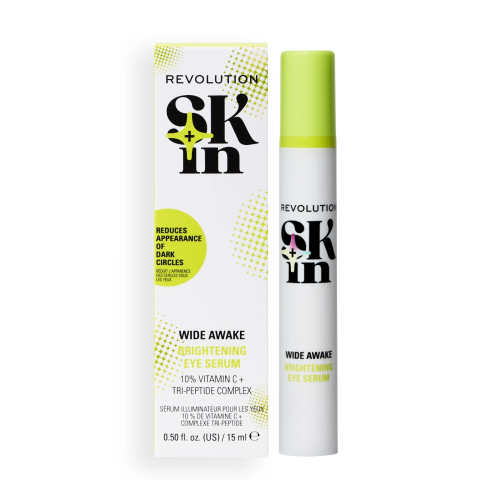 Revolution Skin - Sérum para el contorno de ojos con 10% de vitamina c y tri-péptidos Wide Awake