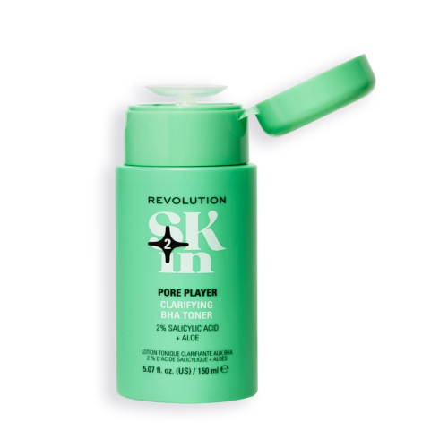 Revolution Skin - *Clearly Clarify* - Tónico facial con 2% de ácido salicílico y aloe vera BHA Pore Player