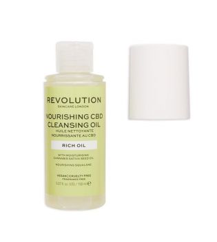 Revolution Skincare - Aceite limpiador nutritivo CBD