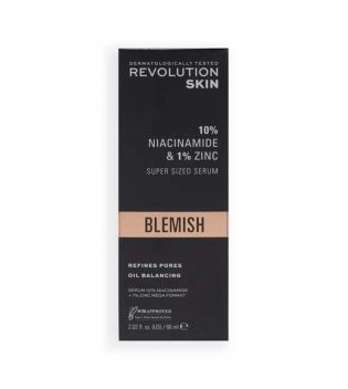 Revolution Skincare - *Blemish* - Sérum minimizador de poros 10% niacinamida + 1% zinc - 60ml
