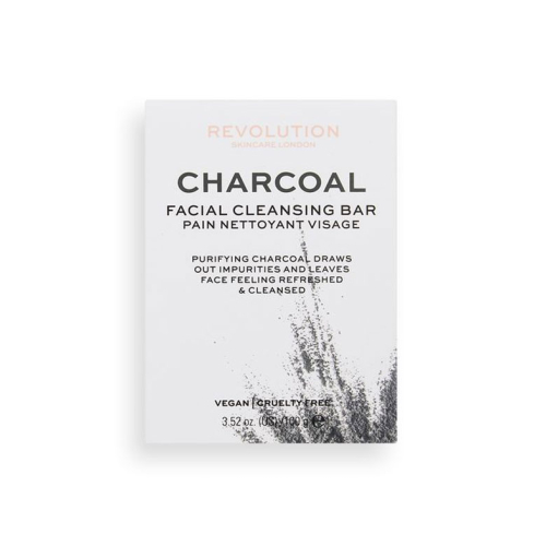 Revolution Skincare - Jabón facial sólido Charcoal Therapy