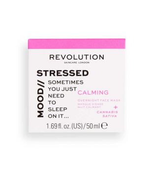 Revolution Skincare - Mascarilla facial de noche calmante Stressed Mood Calming