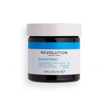 Revolution Skincare - Mascarilla facial de noche hidratante Thirsty Mood Quenching