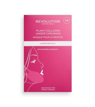 Revolution Skincare - Pack de 2 mascarillas para mentón con colágeno vegetal