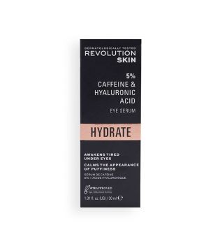 Revolution Skincare - Sérum para el contorno de ojos - 5% Cafeína + Ácido hialurónico
