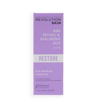 Revolution Skincare - Sérum Restore 0.3% retinol con vitaminas y ácido hialurónico