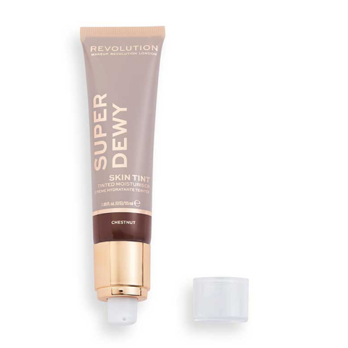 Revolution - *Super Dewy* - Hidratante con color Super Dewy Skin Tint - Chestnut