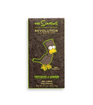 Revolution - *The Simpsons* - Delineador de ojos en gel con brocha - The Raven Bart