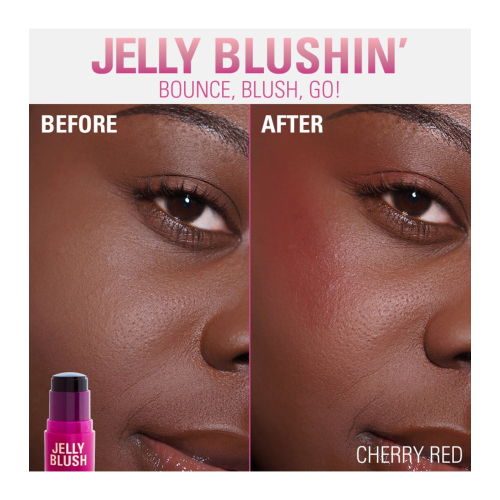 Revolution - Tinte para labios y mejillas en gelatina Jelly Blush - Cherry Red