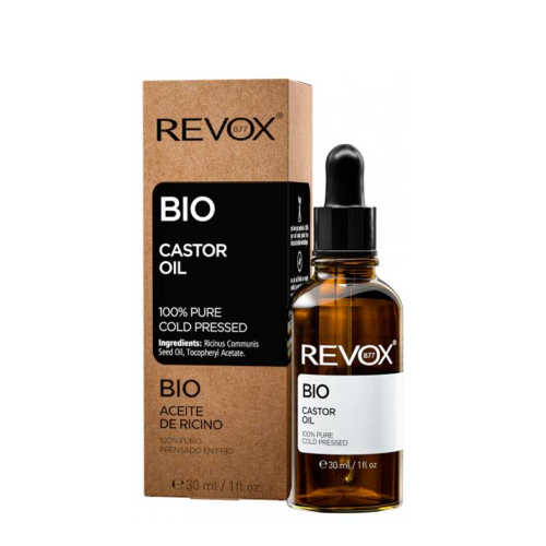 Revox - Aceite de ricino 100% puro prensado en frío Bio
