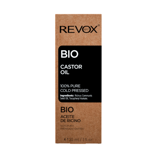 Revox - Aceite de ricino 100% puro prensado en frío Bio