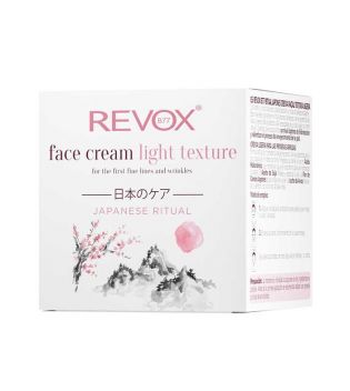 Revox - Crema facial ligera Ritual Japonés