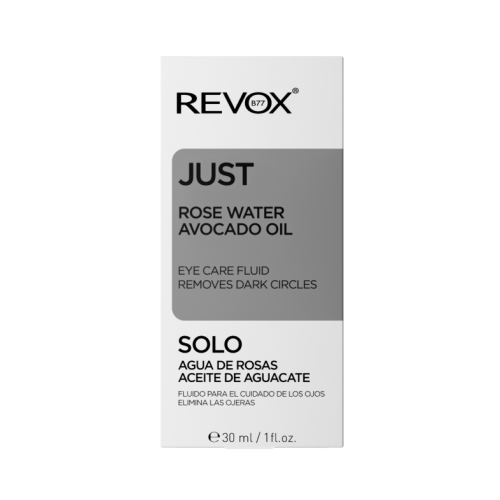 Revox - *Just* - Contorno de ojos fluido Agua de Rosas y Aceite de Aguacate