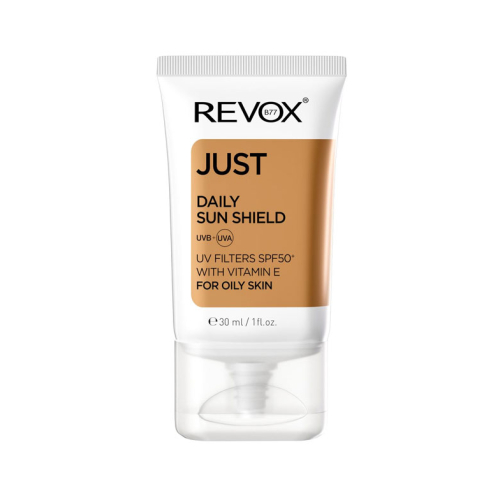 Revox - *Just* - Protector solar diario SPF50+ con vitamina E para piel grasa