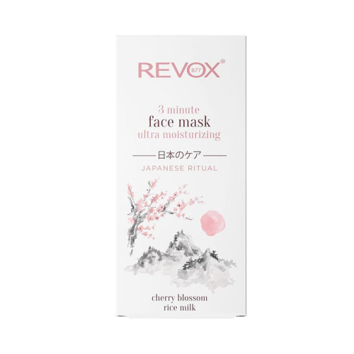 Revox - Mascarilla facial 3 minutos Ultra Hidratante Japanese Routine
