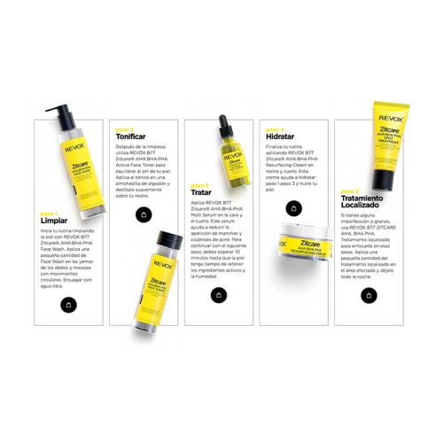Revox - *Zitcare* - Tónico facial AHA BHA PHA