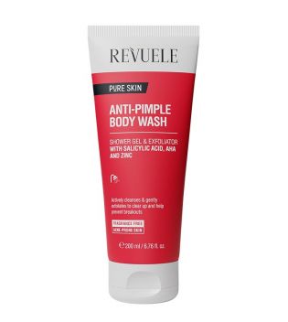 Revuele - *Pure Skin* - Gel de ducha exfoliante antiespinillas Anti-pimple body wash