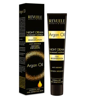 Revuele - Crema facial de noche Argan Oil