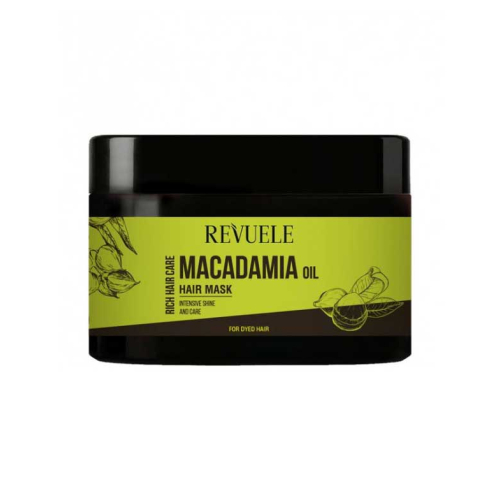 Revuele - Mascarilla brillo y cuidado intenso Macadamia Oil - Cabello teñido