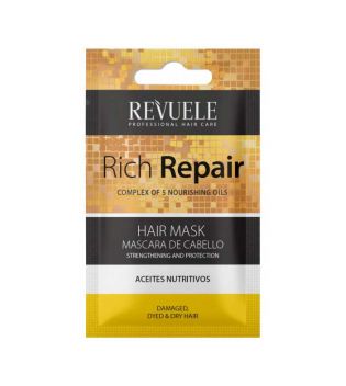 Revuele - Mascarilla capilar para cabello seco y dañado Rich Repair