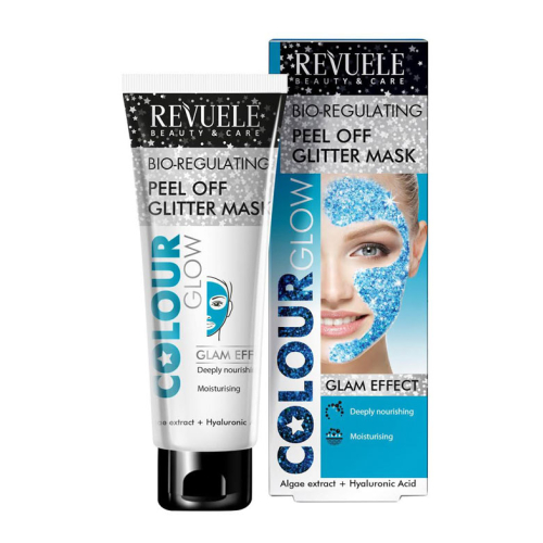 Revuele - Mascarilla Glitter Peel-off Color glow - Bioreguladora