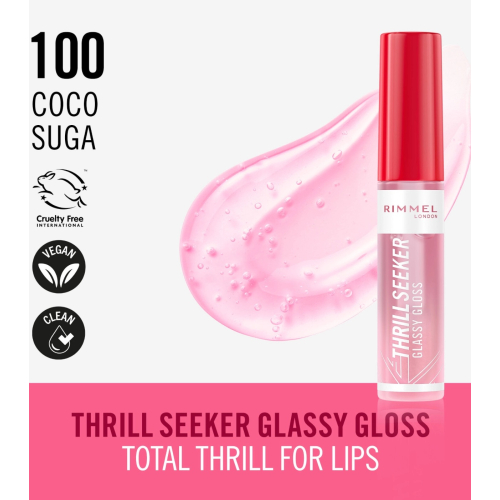 Rimmel London - Brillo de labios Thrill Seeker - 100: Coco Suga