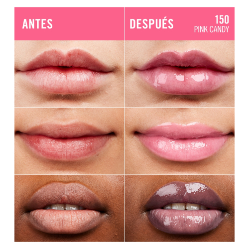 Rimmel London - Brillo de labios Thrill Seeker - 150: Pink Candy