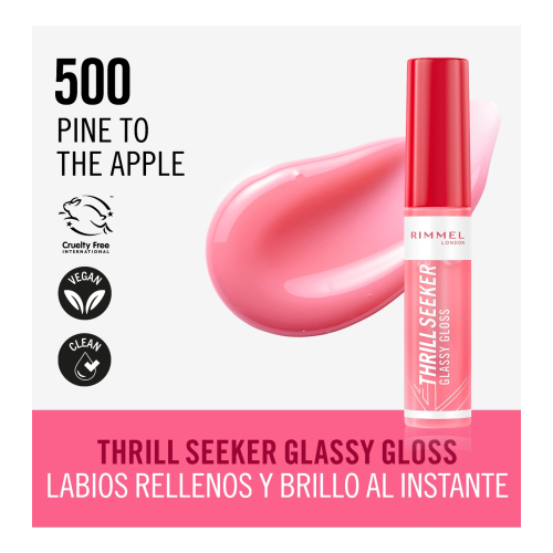 Rimmel London - Brillo de labios Thrill Seeker - 500: Pine to the Apple
