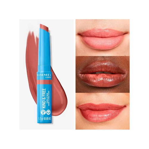 Rimmel London - *Kind & Free* - Bálsamo labial Tinted Lip Balm - 02: Apricot beauty
