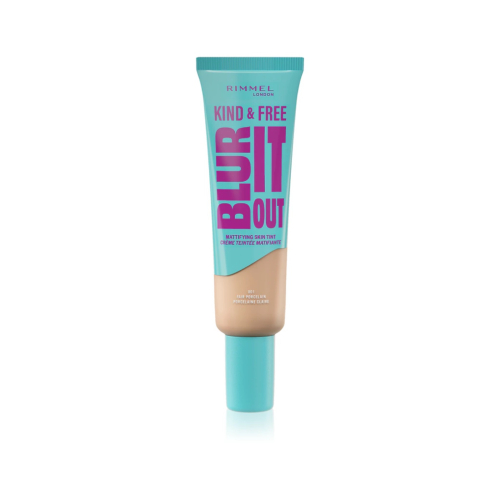 Rimmel London - *Kind & Free* - Base de maquillaje matificante Blur It Out - 001: Fair Porcelain
