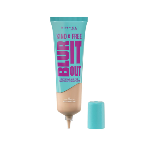 Rimmel London - *Kind & Free* - Base de maquillaje matificante Blur It Out - 001: Fair Porcelain