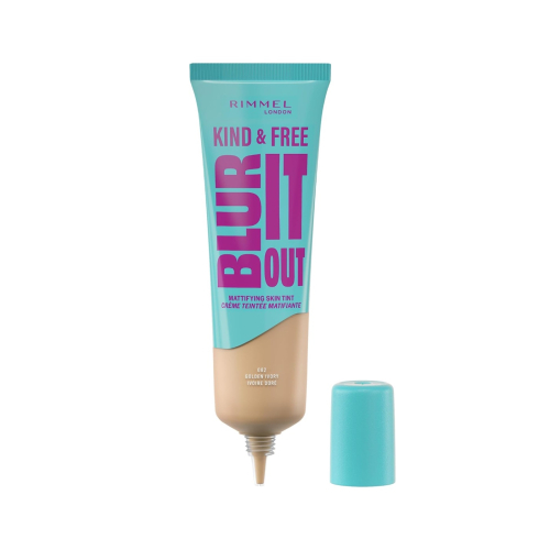 Rimmel London - *Kind & Free* - Base de maquillaje matificante Blur It Out - 082: Golden Ivory