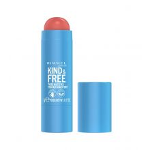 Rimmel London - *Kind & Free* - Colorete y labial en barra Tinted Multi-Stick - 001: Caramel Dusk