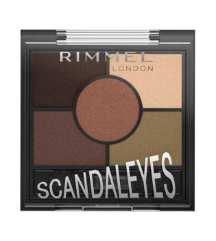 Rimmel London - Paleta de sombras Scandaleyes - 002: Brixton brown