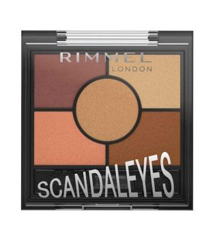 Rimmel London - Paleta de sombras Scandaleyes - 005: Sunset Bronze