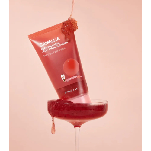 Round Lab - *Camellia* - Limpiador facial Deep Collagen Jelly