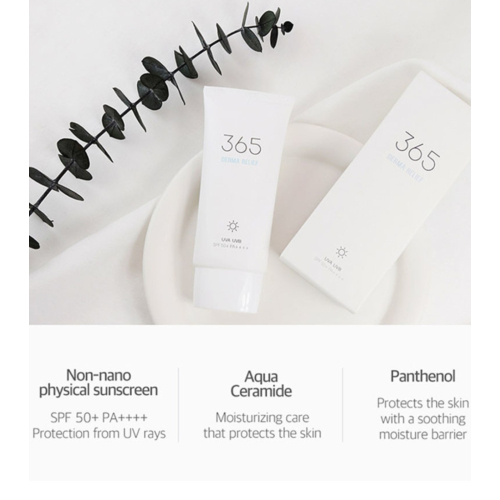 Round Lab - Protector solar calmante 365 Derma Relief SPF 50+ PA++++