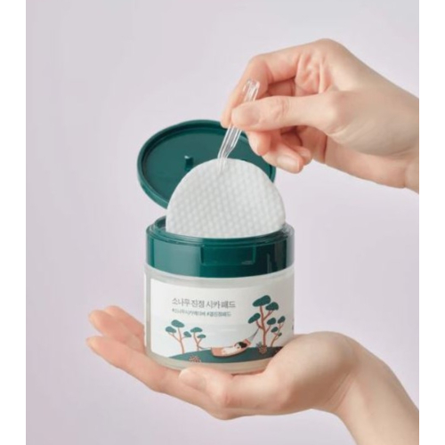 Round Lab - Tónico formato pad hidratante y exfoliante Pine CICA - Pieles sensibles