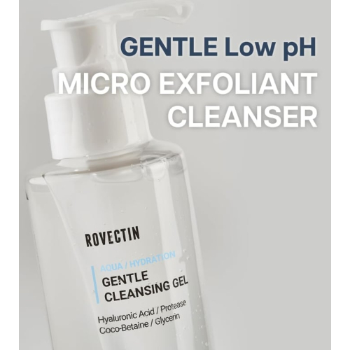 Rovectin - *Aqua/hydration* - Gel limpiador hidratante Aqua Gentle con ácido hialurónico