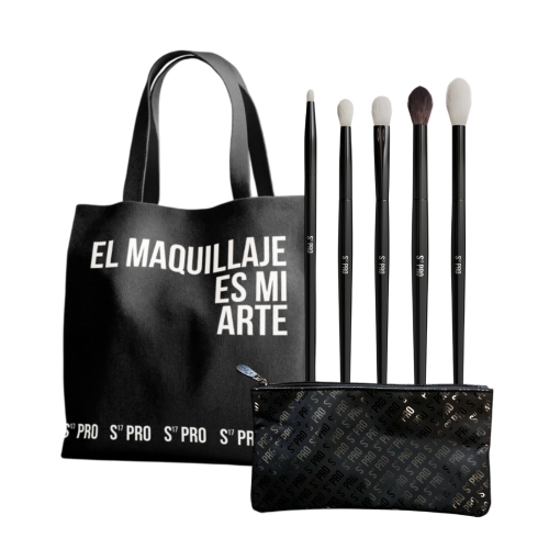 S17PRO - Set de brochas + Tote Bag + Estuche Blending & Smoke Set