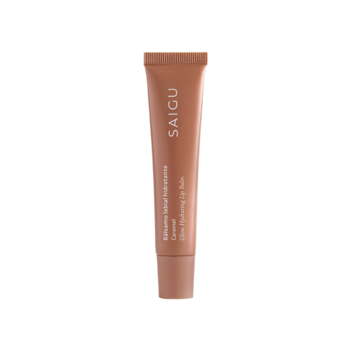 Saigu Cosmetics - Bálsamo labial hidratante efecto brillo - Caramel