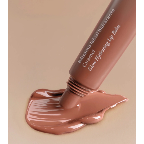 Saigu Cosmetics - Bálsamo labial hidratante efecto brillo - Caramel