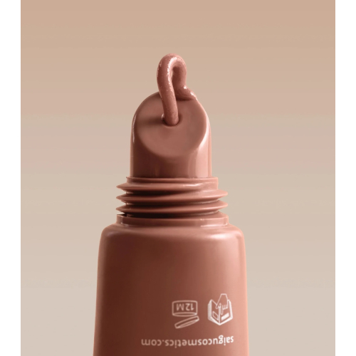 Saigu Cosmetics - Bálsamo labial hidratante efecto brillo - Caramel