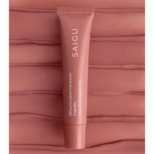 Saigu Cosmetics - Bálsamo labial hidratante efecto brillo - Cupcake
