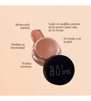 Saigu Cosmetics - Bronceador en crema - Greta