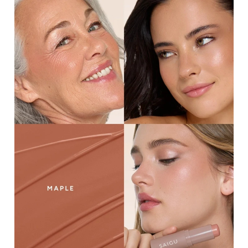 Saigu Cosmetics - Colorete en stick Melting Blush - Maple