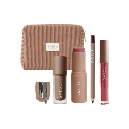 Saigu Cosmetics - *Golden Plum* - Set de maquillaje - Full Golden Plum